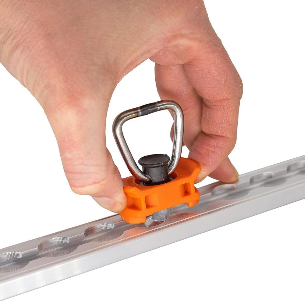 10Pcs Single End Fitting for Airline Rail End Fitting Lashing Rail Fitting Airline Rail Single Stud L-Track Fitting image number 4