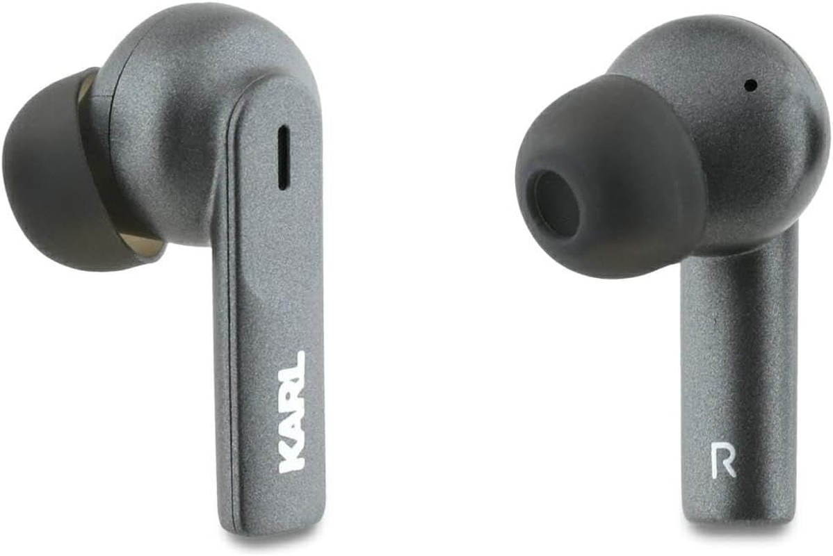 CG MOBILE TWS Karl Lagerfeld Headphones with Metal Logo (ANC/ENC) (Black) image number 3