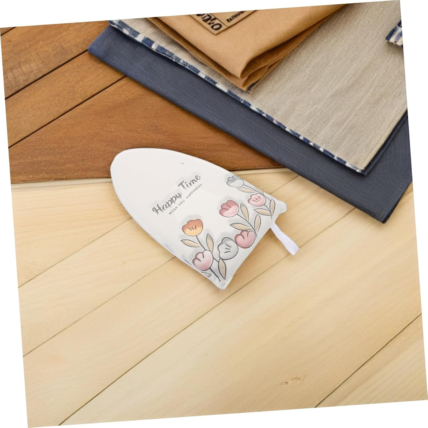 GAROZATION Heat Resistant Steaming Mitt with Hanging Loop Breathable Mesh Ironing Glove for Steamers Ambidextrous Protective Mitt for Hair Curling Wand and Garment Steamer Accessories image number 5