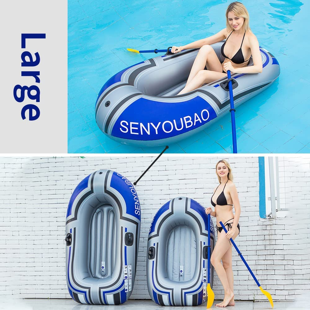 BESTHLS Inflatable Boat,Swimming Pool and Lake Inflatable Boat image number 6