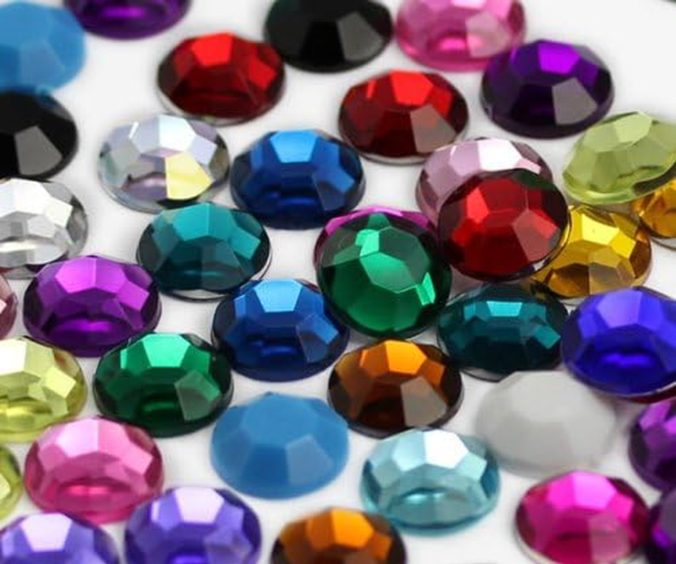 Allstarco 1000PCS 4.5Mm SS20 Used for Cards and Invitations, Jewelry, Face Painting, Costume Making, Cosplay Embelishments (Assorted Colors) - Blue Aqua .Qr2 image number 6