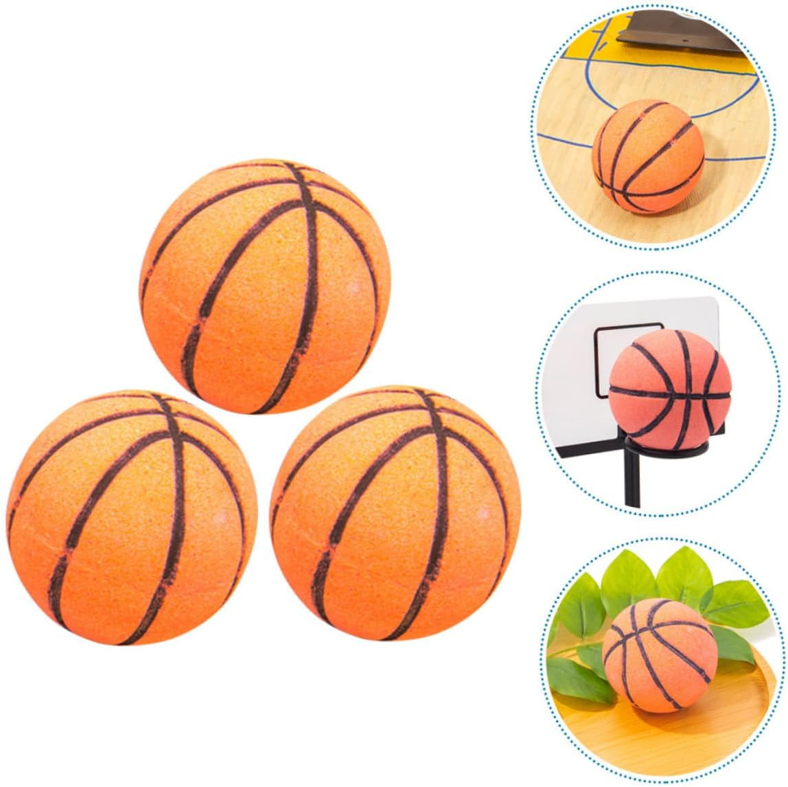 Outanaya 3Pcs Natural Sea Salt Bath Essential Oils Spheres for Moisturizing Exfoliating Skin for Boys and Girls image number 3