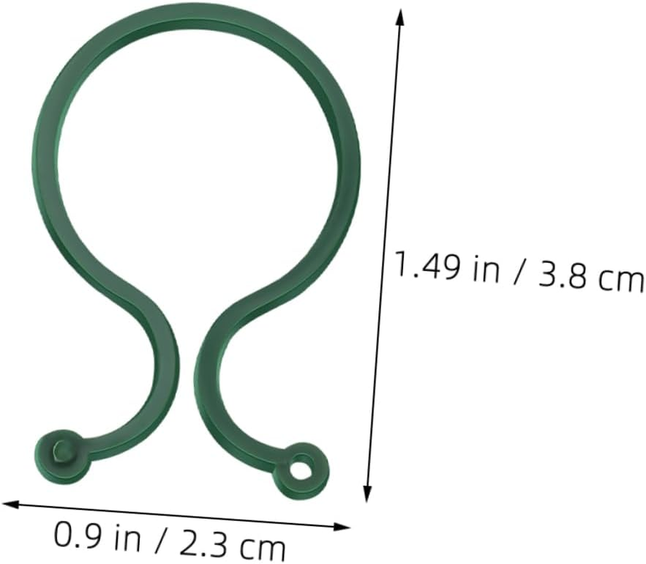BCOATH 150Pcs Gardening Plant Clip Vine Support Bonsai Plastic Clips for Indoor Plants Outdoor Garden Secure Stem Holder image number 3