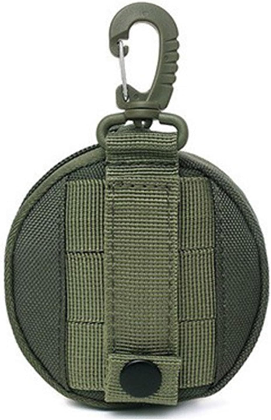 Small Keychain Coin Purse Keychain Small round Coin Holder Headset Pack Gear Accessories, A