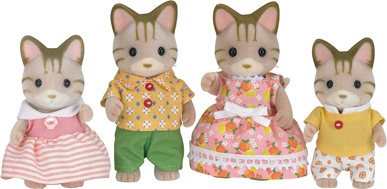 Sylvanian Families - Striped Cat Family image number 4