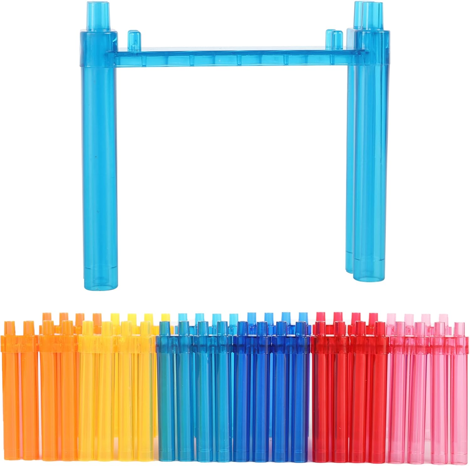 Picassotiles 12 Piece Support Column Expansion Supporting Pack for Magnetic Race Cartrack Magnet Tile Building Block Construction Kit Education Toy Boys Girls STEM Puzzle Toy Kids Boy Girl Toddler 3 image number 6