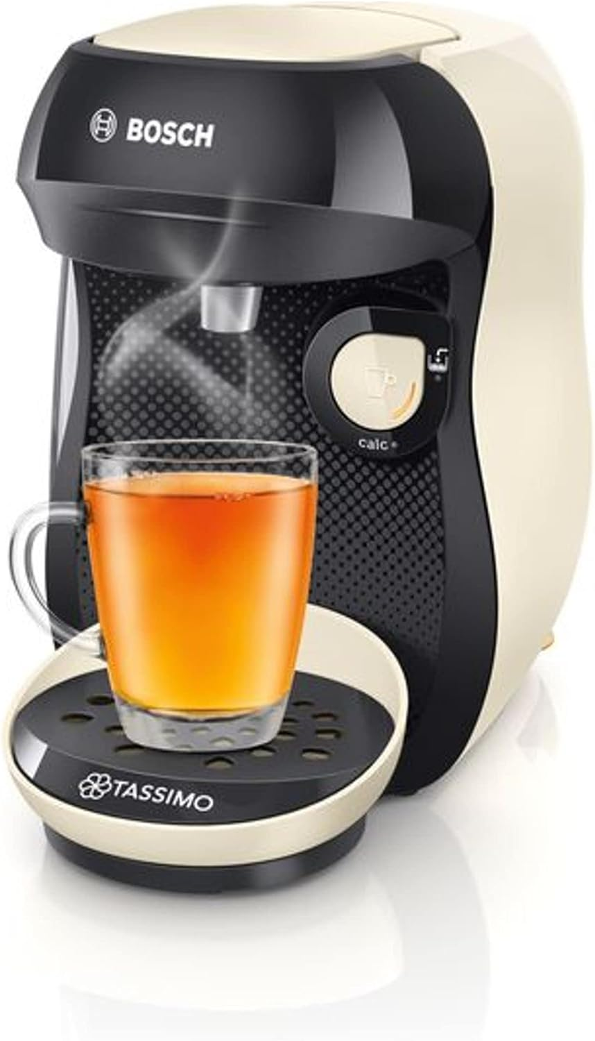 TASSIMO by Bosch HAPPY TAS1007GB Coffee Machine, 1400 Watt, 0.7 Litre - Cream image number 2