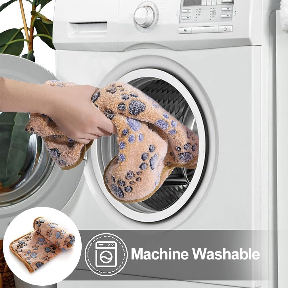 Butyeak Thick Pet Blanket, Cat Blanket, Dog Blanket, Dog Blanket, Washable, Double-Sided Pet Blankets, Soft Warm Pet Blankets, Pet Blanket, Flannel, Dog Blanket, Cuddly Blanket, (104 X 72 Cm) image number 3