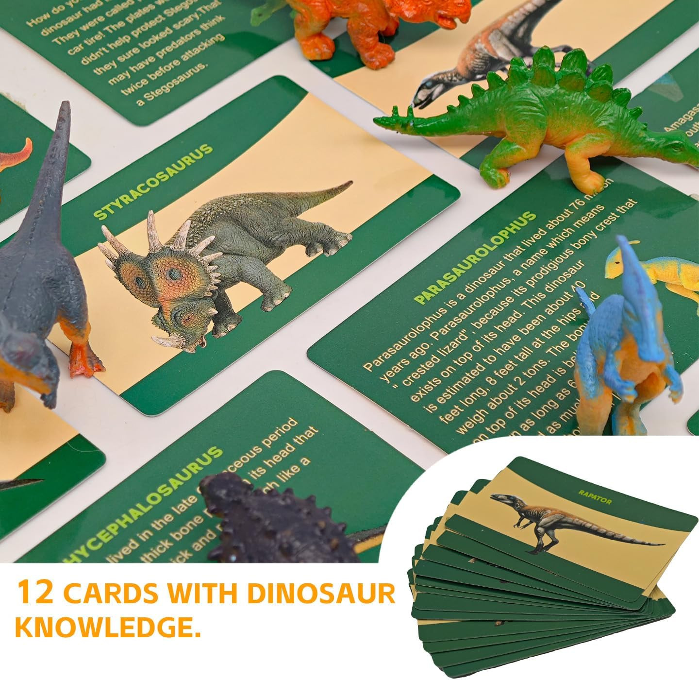 Dinosaur Egg Dig Kit &ndash; 12 Colourful Dino Eggs with Digging Tools & Learning Cards, STEM Science Toy for Kids, Fun Excavation & Fossil Discovery Set image number 5