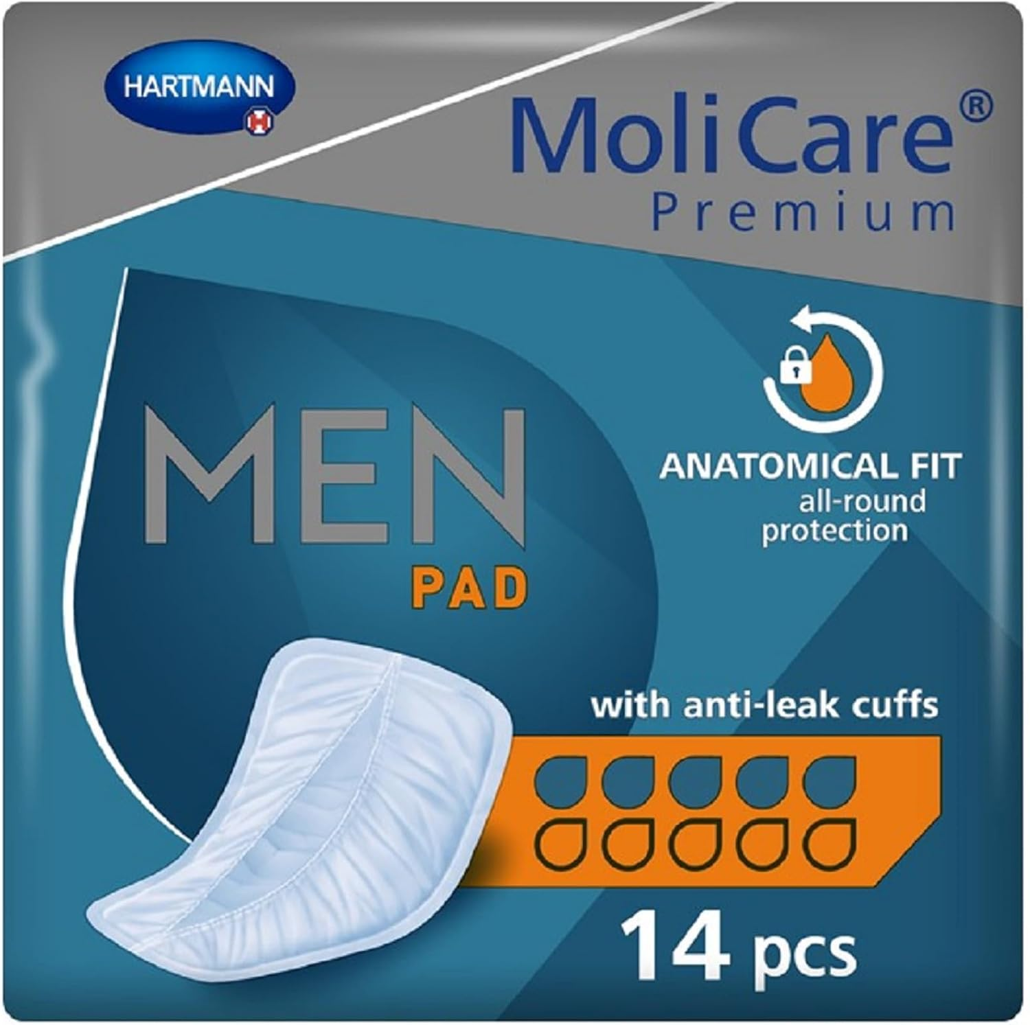 Molicare&reg; Premium Men Pads (5 Drops)