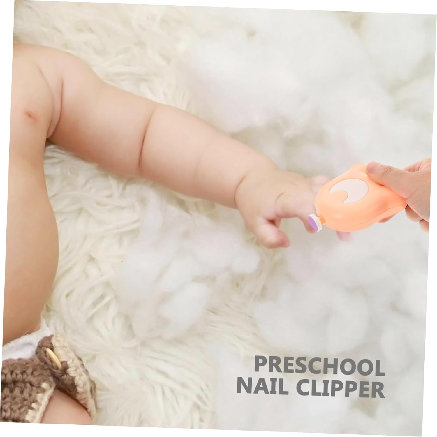 SAFIGLE Nail Polisher Electric Nail Grooming Kit for Boys and Girls Newborn Safe Clippers image number 3