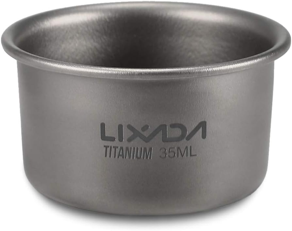 35Ml Mini Titanium Tea Cup Home Office Outdoor Camping Hiking Coffee Tea Cup Mug 8G