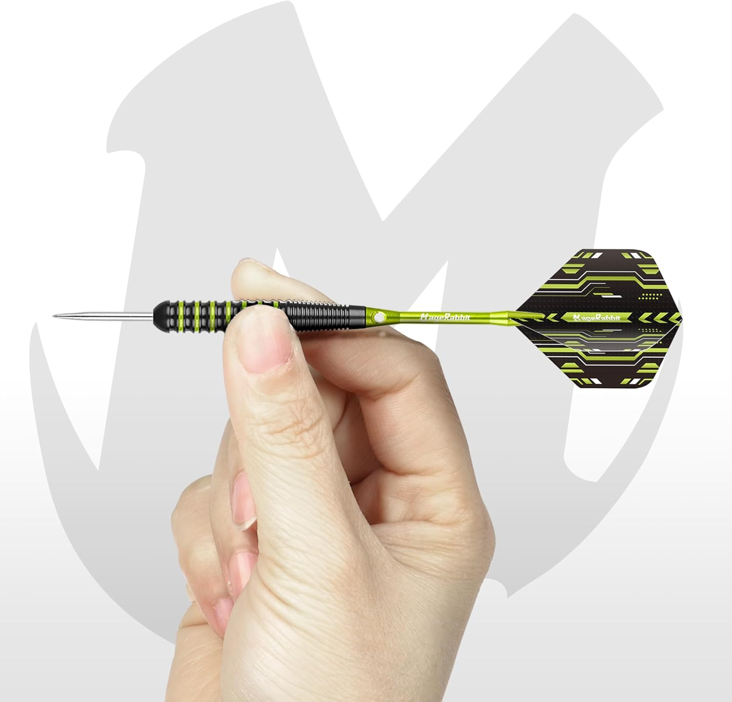 Magerabbit Darts Steel Tip Set- Metal Tip Darts 20G 6 Pcs Metal Darts for Dartboard,16Pcs Dart Flights and 8Pcs Dart Shaft and Darts Tools image number 6