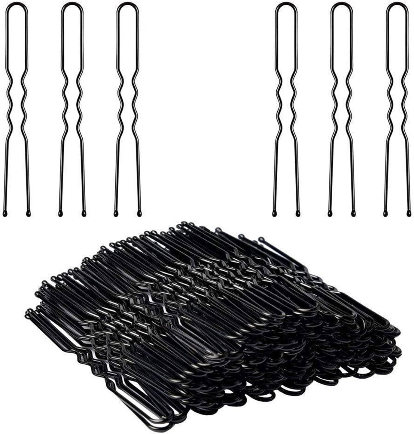 Funalix Pack of 150 U-Shaped Hair Clips, Hair Styling Bobby Pins, Ballet Hair Pins, Bun Hair Clips, Styling Hair Clips for Women and Girls (Black) image number 6