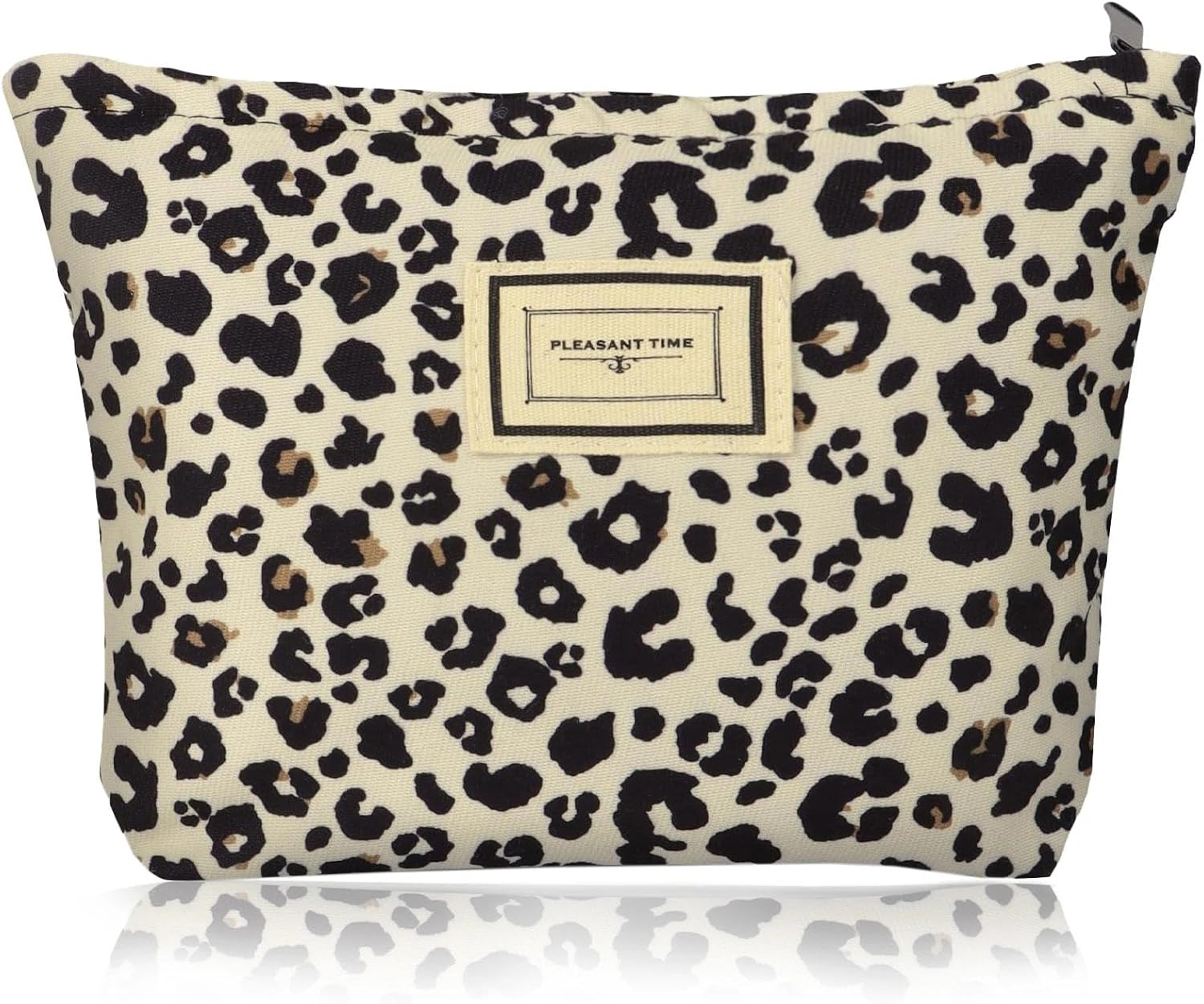 JOOTUEPO Leopard Print Make up Bag, Cosmetic Pouch for Women, Girls Travel Cosmetic and Toiletry Organizer, Sunscreen Pouch for Women Girls image number 6