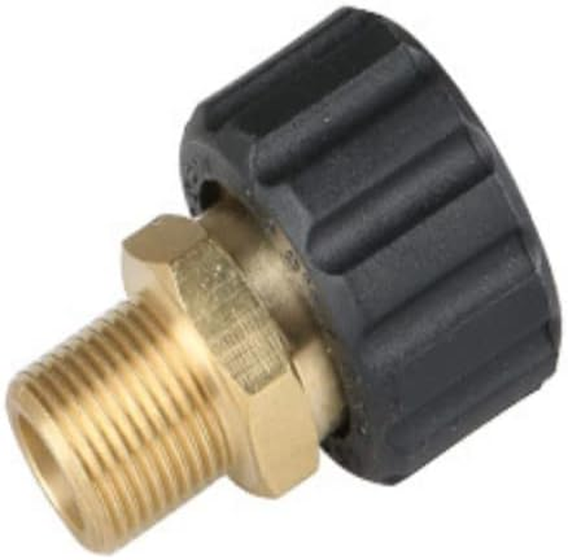 1PCS Pressure Washer Adapter Kit, 1/4" Female to M22 Female High Pressure Washer Connector Garden Hose Quick Connect Fittings（15Mm Plug Core）