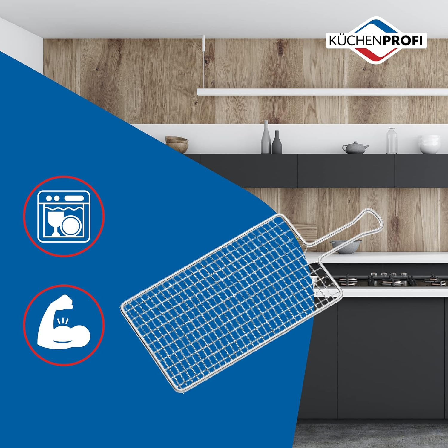 Kuchenprofi Potato Grater/Shredder in 18/10 Stainless Steel image number 4