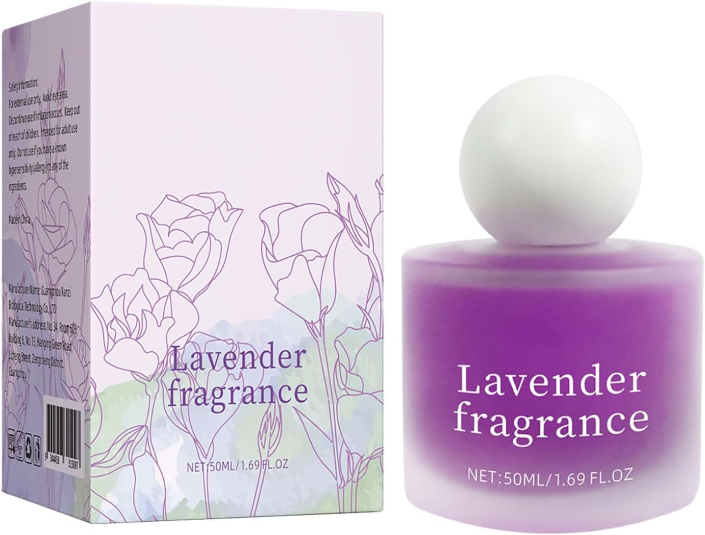 Choomomo Soft Lavender Perfume Body Mist 50Ml Travel Friendly Alcohol Free Floral Scent for Women & Men Purple One Size image number 4