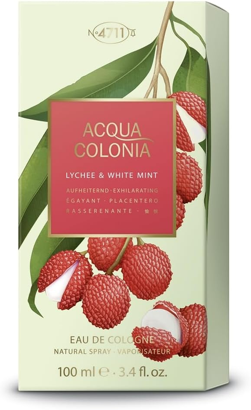 4711 Acqua Colonia - Lychee and White Mint by Muelhens for Unisex - 3.4 Oz EDC Spray image number 5