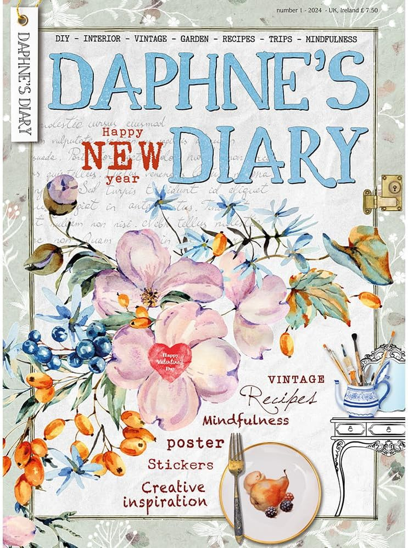 Daphne'S Diary Magazine #4 2024 (French) | Creative Crafts Workbook | Interactive Diary Magazine for Mindfulness, Colouring, Art, Cooking, Travel | Full of Creative Inspirations