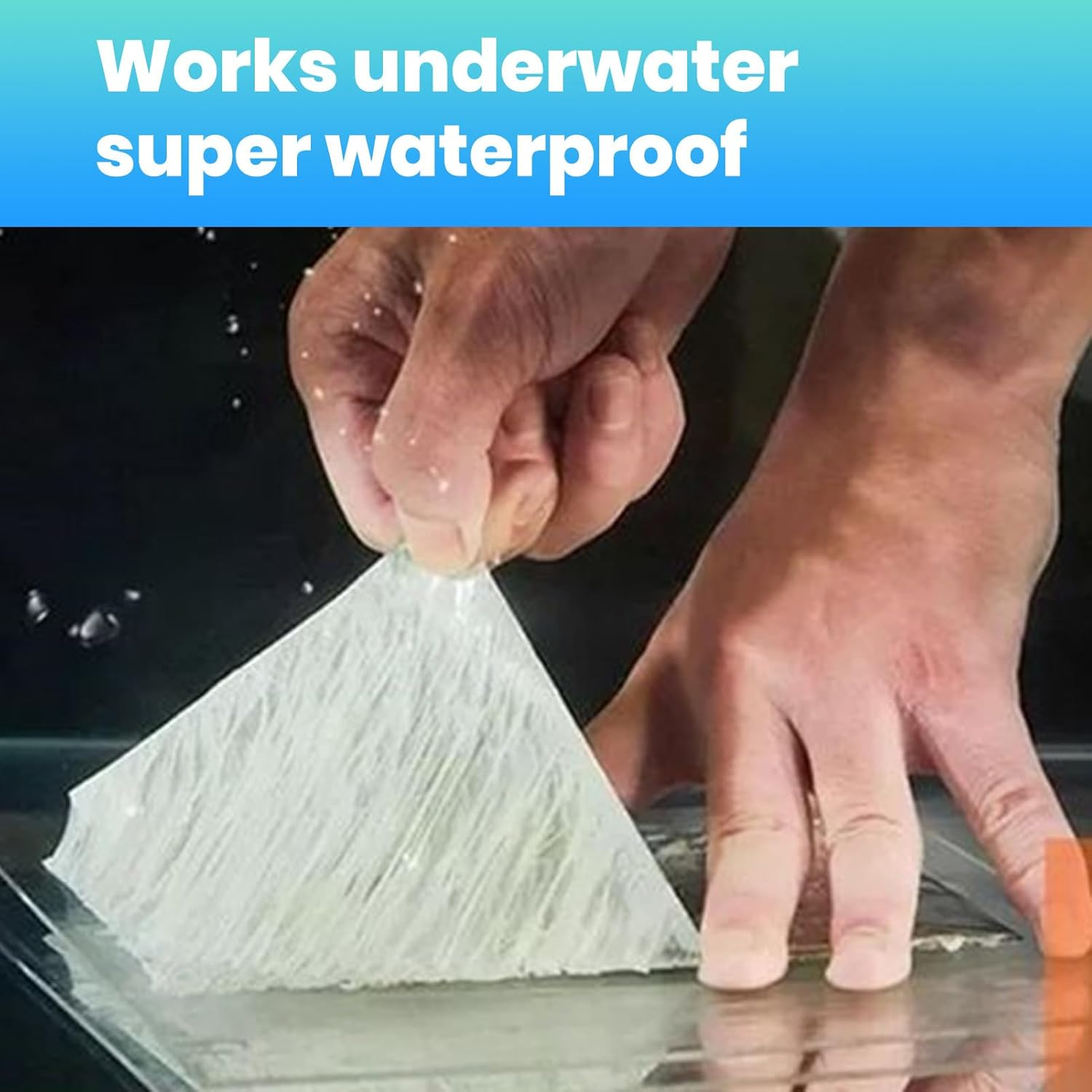 ADHES Butyl Tape Waterproof Tape 100Mm X 5M, Aluminum Foil Tape Butyl Sealant Tape 1.2Mm Thick for RV Repair, Window, Boat and Pipe Sealing, Glass & EDPM Rubber Roof Patching, Silver image number 3