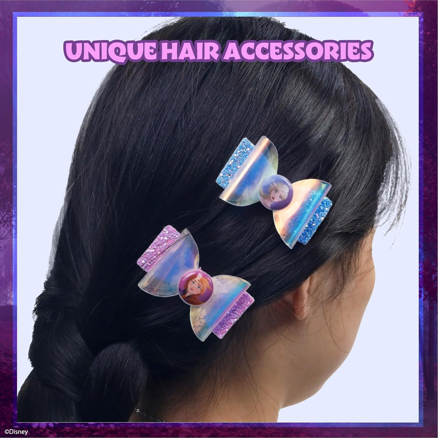 Townley Girl Disney Frozen - Super Sparkly Cosmetic Beauty Makeup Set for Girls with Clips, Press on Nail, Lip Gloss, Nail Stickers, Lip Balm, Nail Gems and Mirror for Parties, Sleepovers & Makeovers image number 1