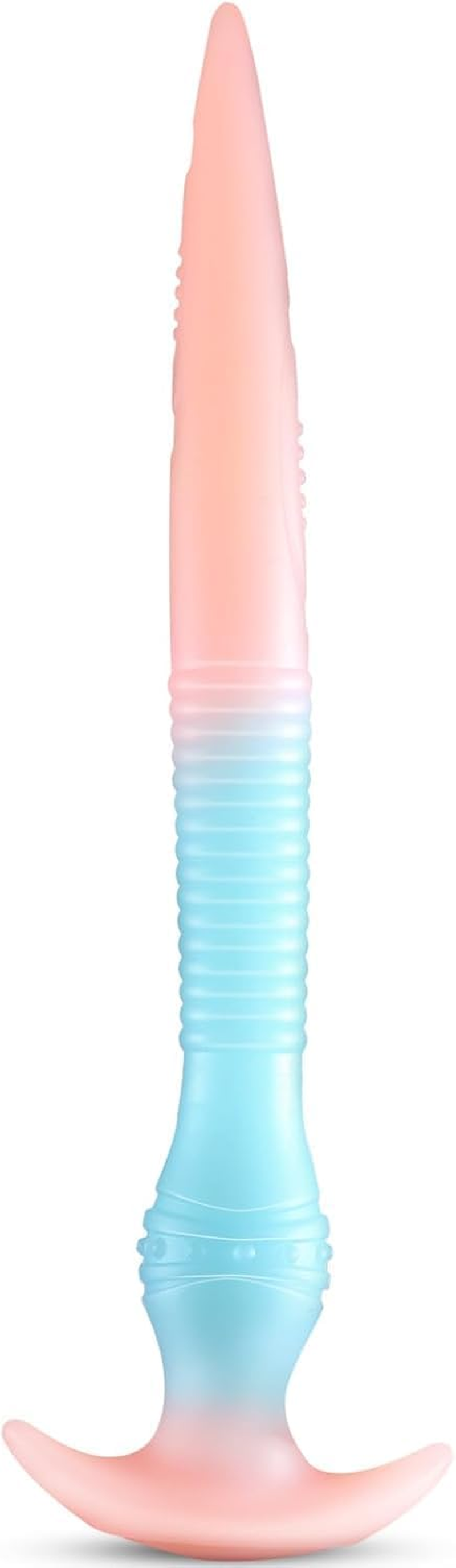 11.4-Inch Soft Liquid Silicone Plug,Super Long Dildo, Unisex, Suitable for Prostate Massage, Training, and G-Spot Stimulation, Glows in the Dark,Small for Beginner image number 3