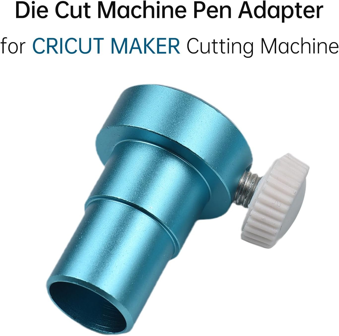 Die Cut Machine Pen Adapter for CRICUT Maker Cutting Machine Aluminum Alloy Pen Holder for 12Mm Diameter Marker image number 1