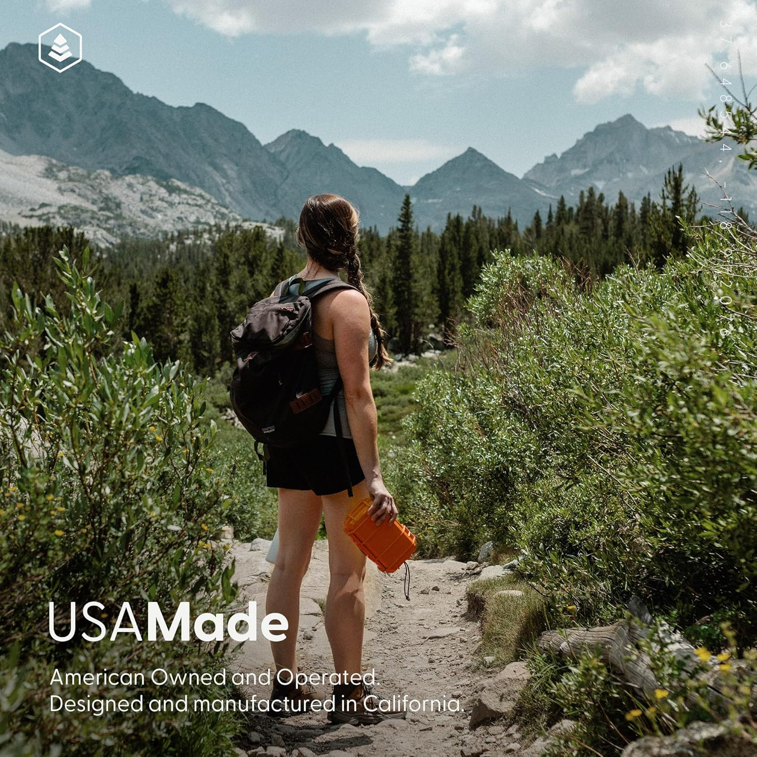 Evergreen 56 Waterproof Dry Box Protective Case - Travel Safe/Mil Spec/Usa Made - for Tackle Organization of Cameras, Phones, Camping, Fishing, Hiking, EDC, Water Sports, Knives (Orange) image number 3