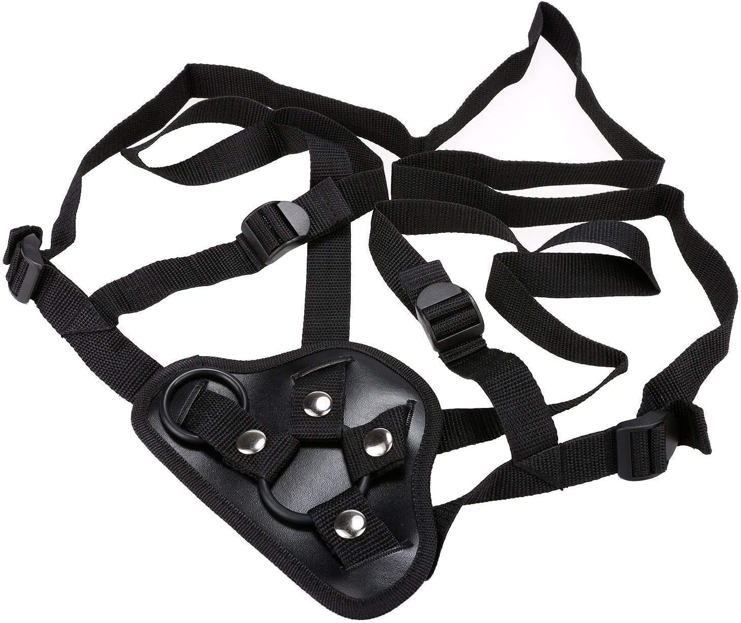 Greenpinecone Strap on Strap-On Silicone Sex Toy with Suction Adjustable Harness Toy for Men Women Couple