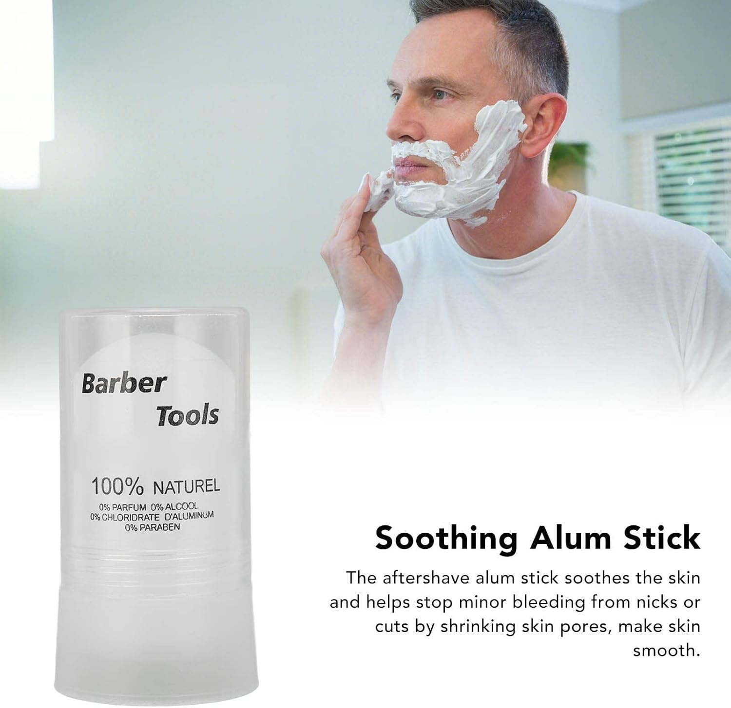 Cryfokt Alum Stone Redness Relieving Post Shave Stick for Men 3.5Oz Wonderful Birthday