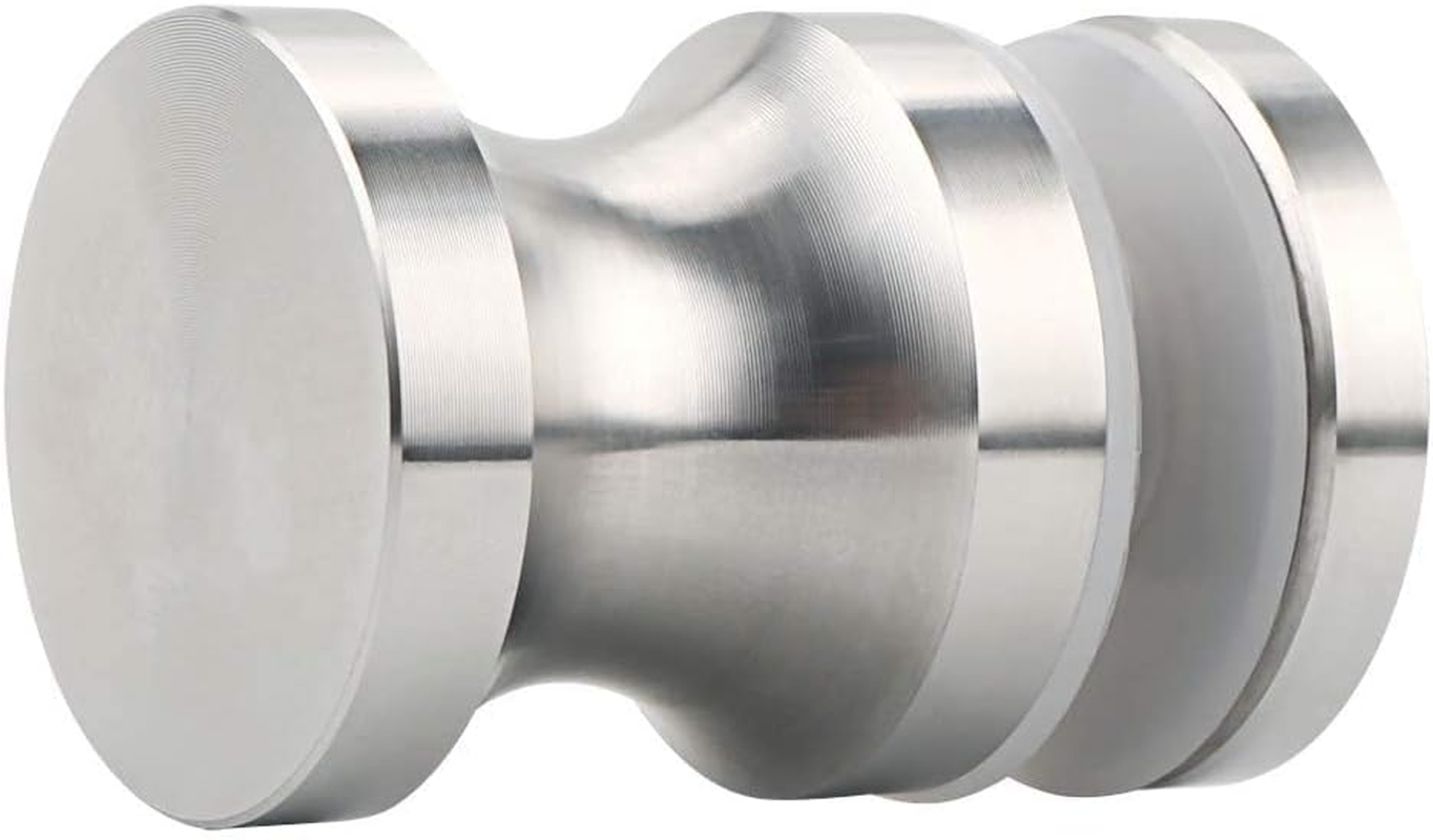 Alise Shower Door Handle, Sliding Shower Doors Knob, Heavy Duty Solid SUS304 Stainless Steel Knobs, One Sided Pull Hardware Replacement Parts for Bathroom Glass Doors, Black Finish