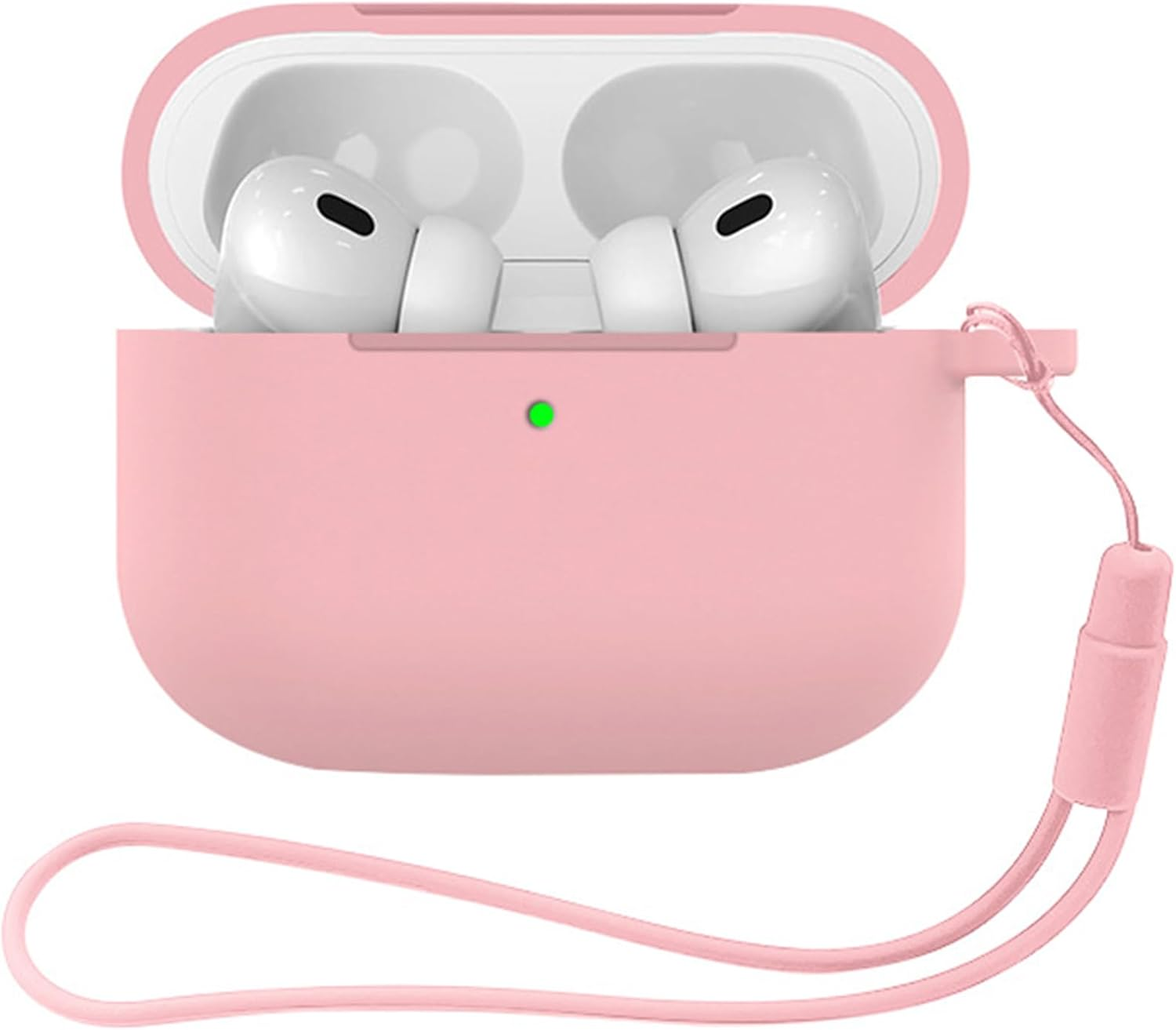 MOIHSING for Airpods Pro 3 Case, Soft Silicone Protective Skin Cover Compatible with Airpods Pro Case 3Rd Generation (2025), Compatible Magsafe, Full Drop Protection Cover with Lanyard, Purple