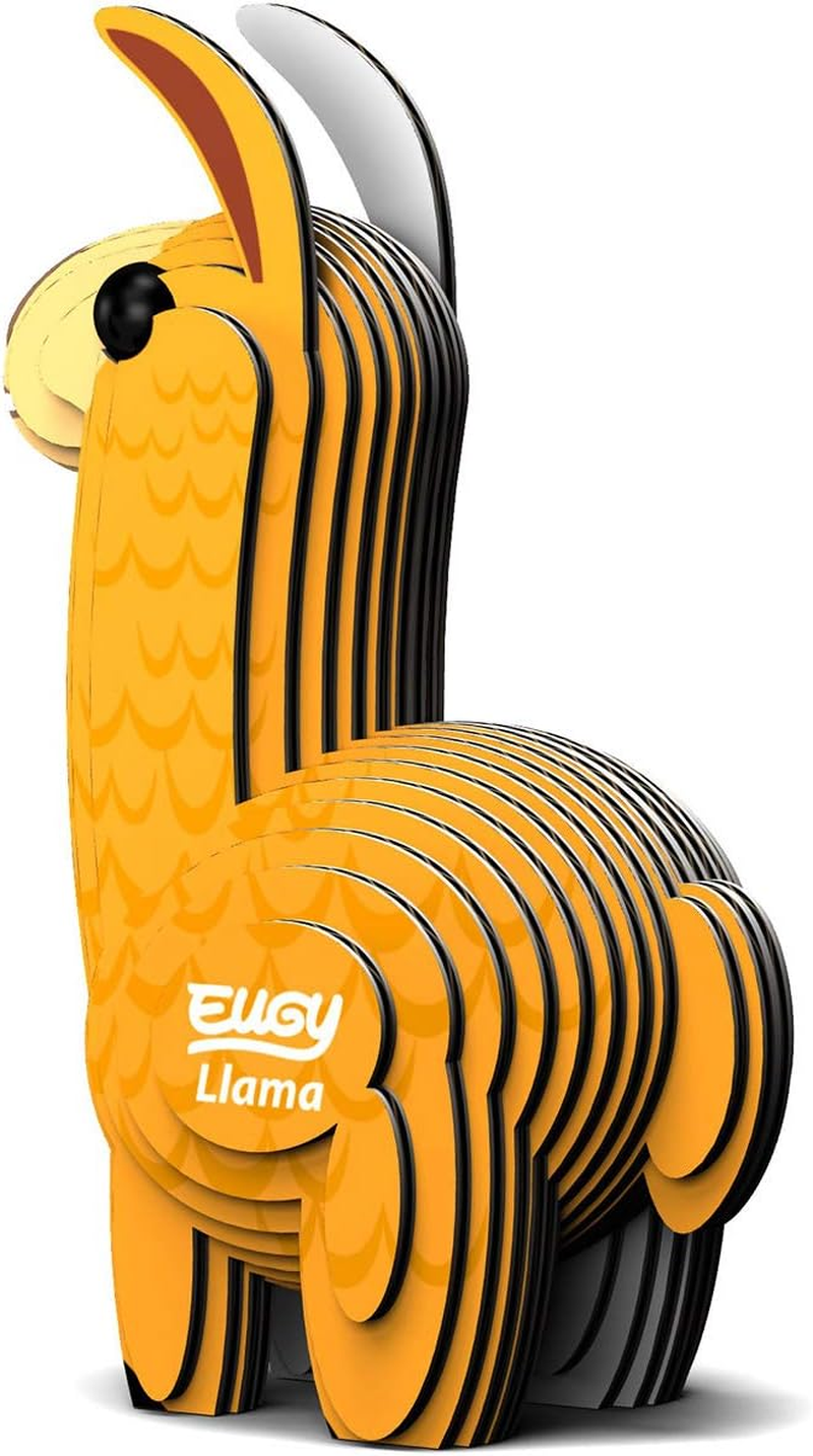 EUGY 034 Llama 3D Puzzle - 20 Piece Eco-Friendly Educational Toy Puzzle for Boys, Girls & Kids Ages 6+ image number 6
