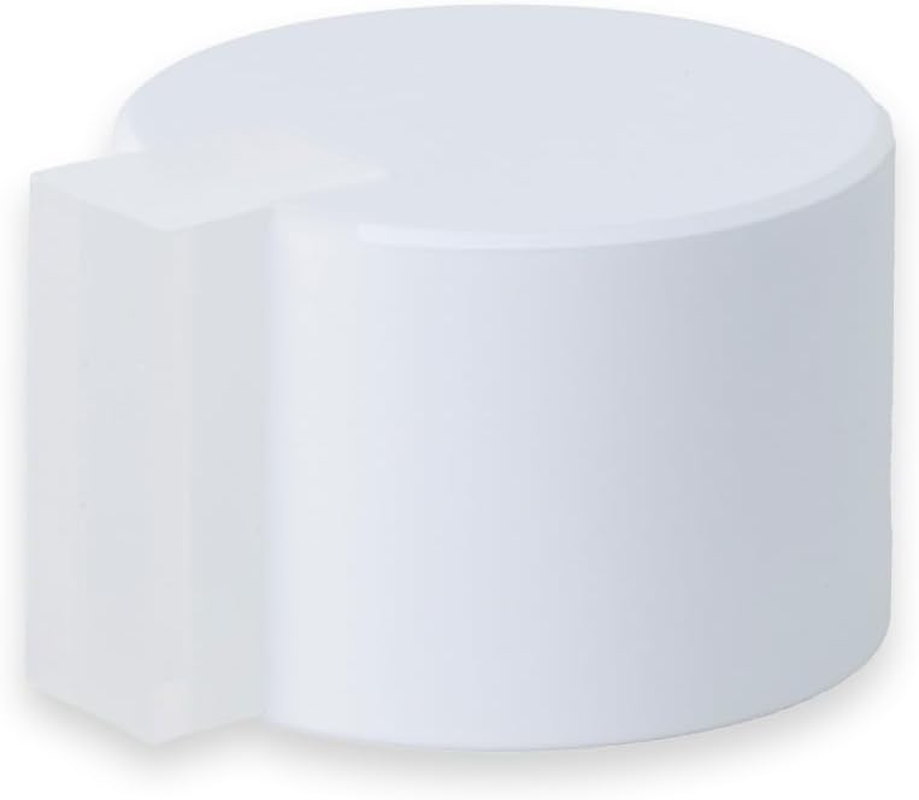 EVI Door Stoppers | Stainless Door Stop - Adhesive Fastening - Protector Rubber - 1.1 X 0.79 Inch White Door Stopper - Letaher Brass - White Rubber image number 4