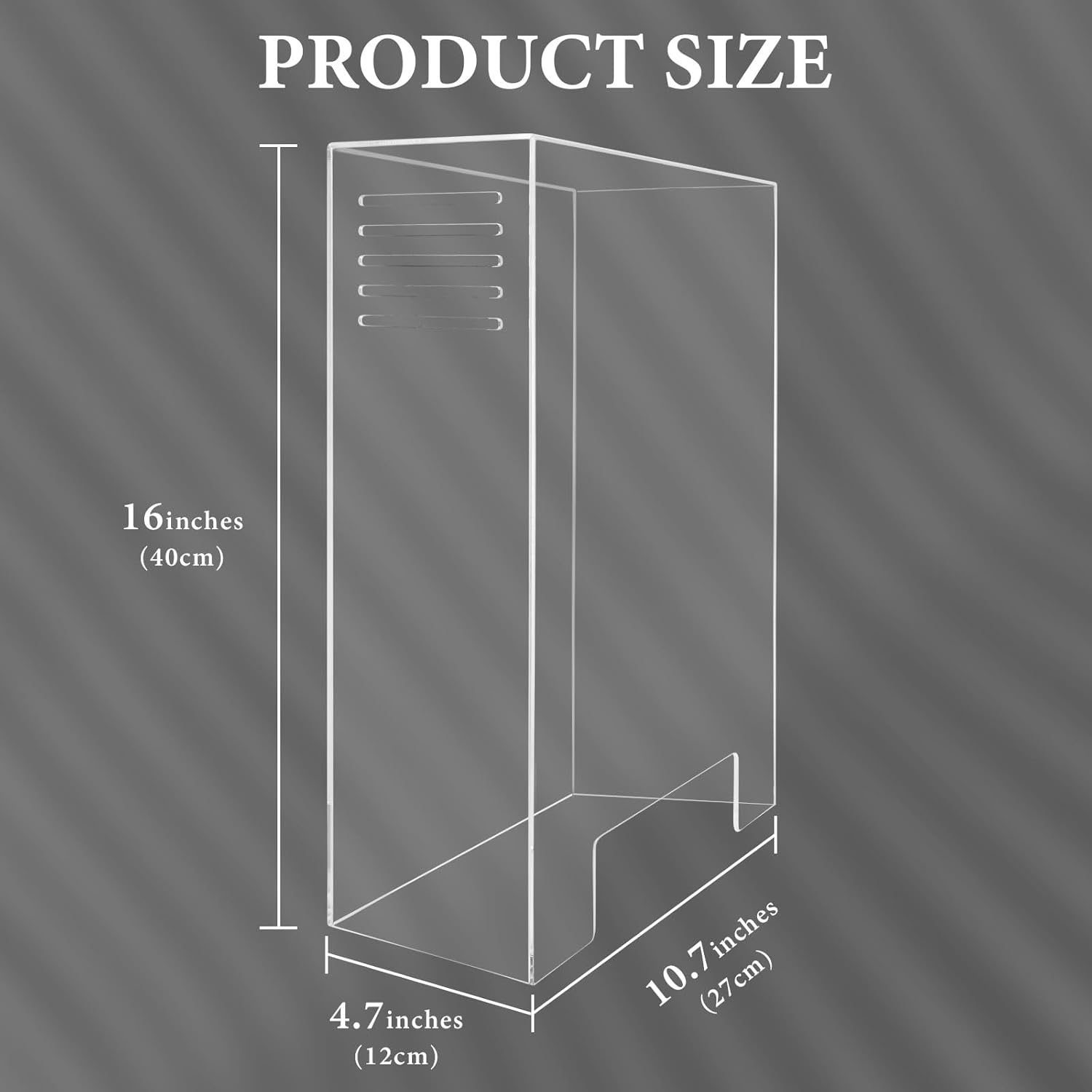 Geekria Acrylic Dust Cover Compatible with Sony Playstation 5, PS5 Slim, PS5 Pro Console, anti Scratch Waterproof Protective Display Case (Clear) image number 4