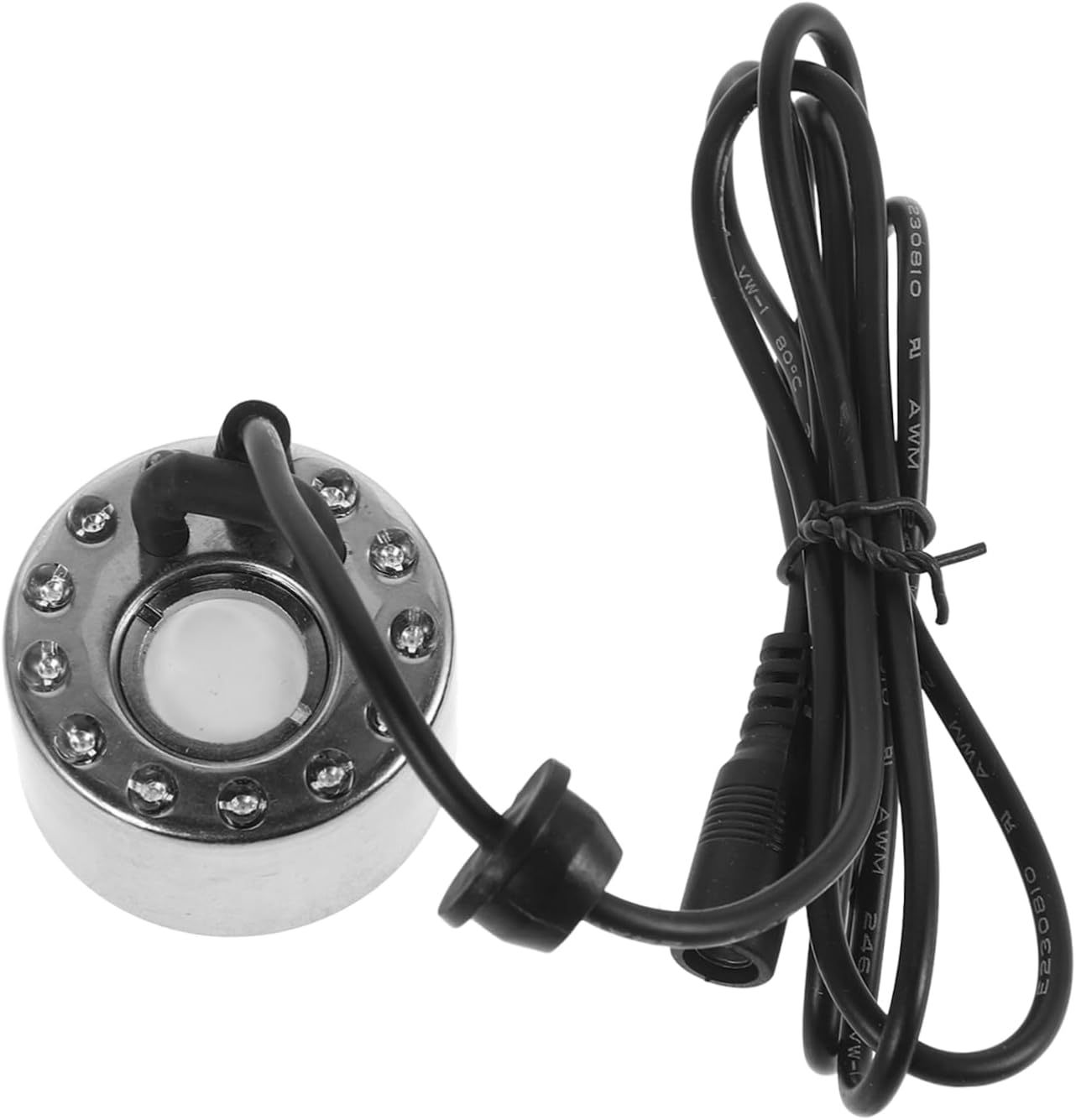 Yardwe Halloween Mister 12 Led Mister Water Fountain Fish Decoration Pond Humidifier Air Humidifier