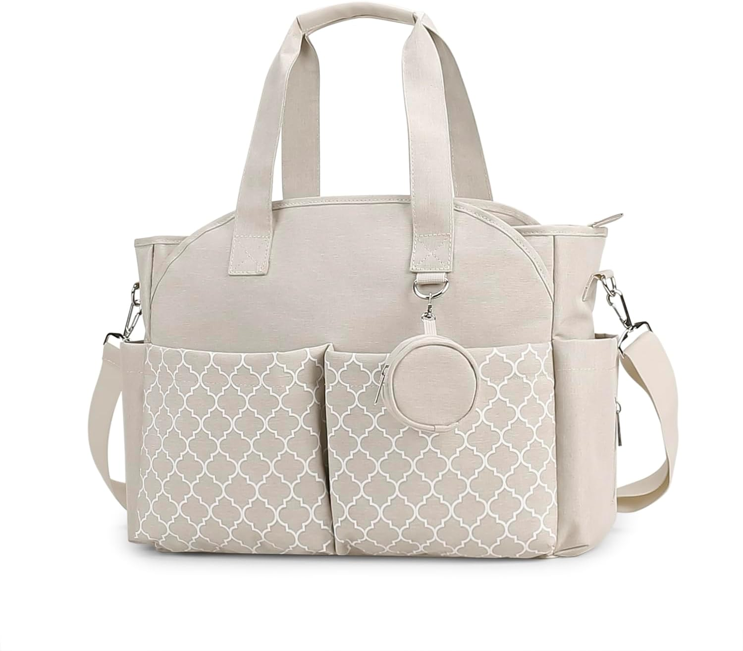 Lmbabter Diaper Bag Tote with Changing Station Upgrade Multi-Function Baby Bag with Adjustable Shoulder Strap