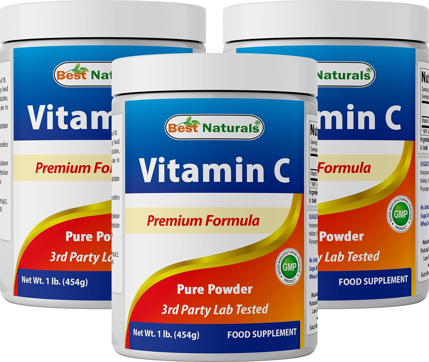 Best Naturals 100% Pure Vitamin C Powder Non-Gmo 1 Lb (454 Grams) Powder (Also Called Ascorbic Acid) (1 LB (Pack of 3)) image number 5