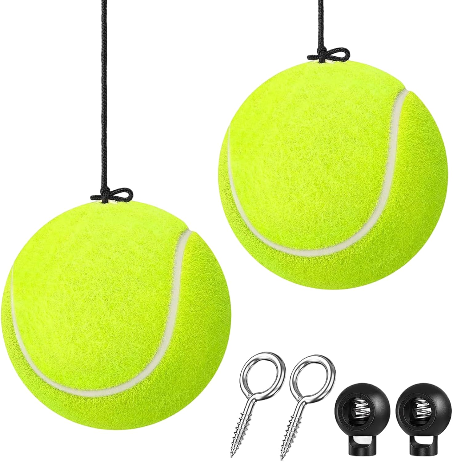 Garage Parking Aids for Car | 2-Piece Car Garage Parking Guide Tennis Ball Aid,Adjustable Vehicle Stop Indicator for Positioning Driver SUV RV Household Villa Residential Apartment image number 5