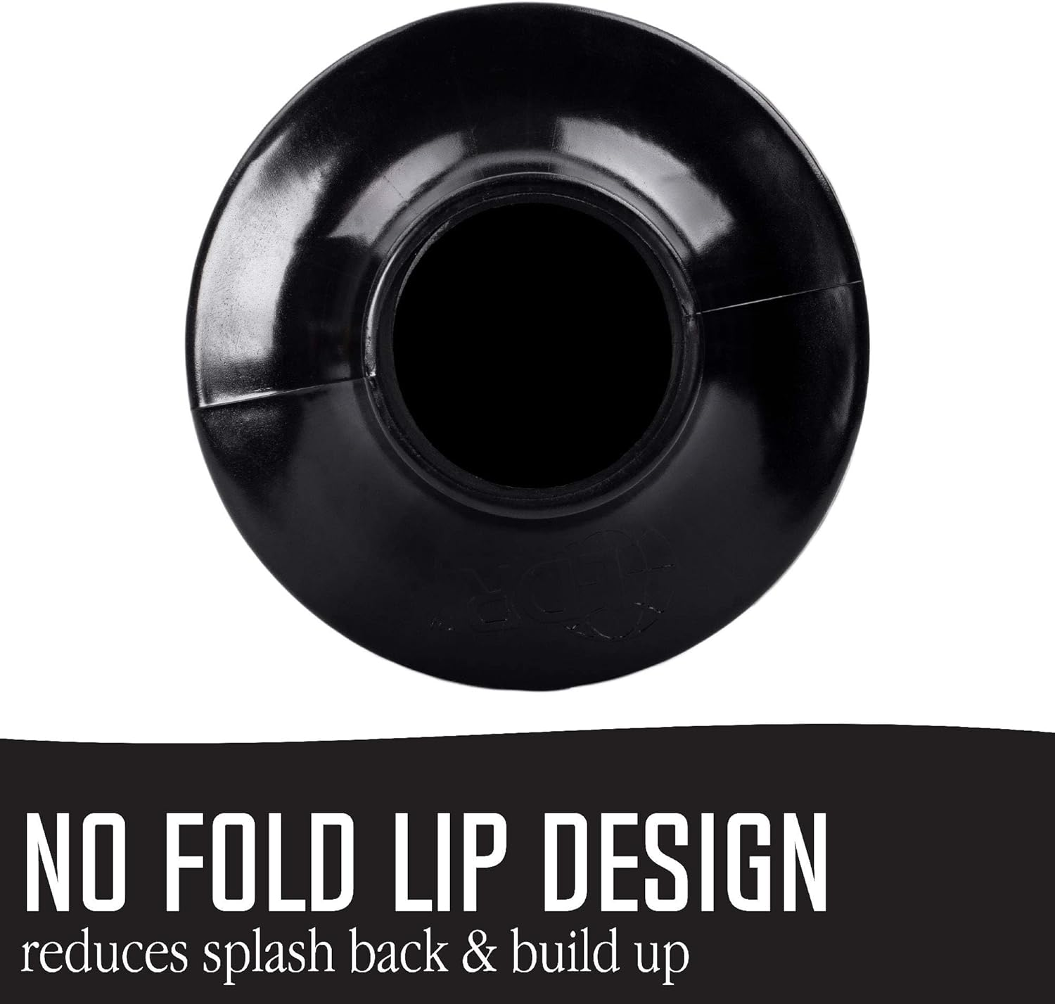 Professional Bellows Accordion Toilet Plunger, High Pressure Thrust Plunge Removes Heavy Duty Clogs from Clogged Bathroom Toilets, All Purpose Power Plungers for Bathrooms, Black image number 3