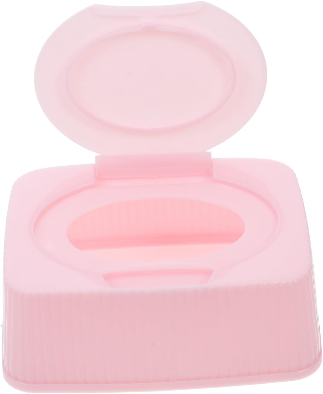 SHOWERORO Baby Wipes Dispenser Box Lid, Dustproof Wet Tissue Container, Pink Plastic Storage Holder, One-Piece Baby Wipe Case for Nursery and Travel