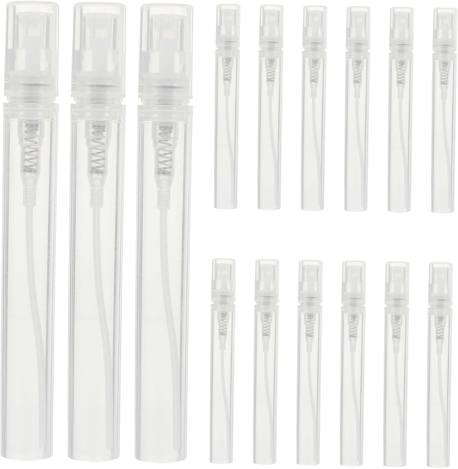 HONMEET 15 Pack Mini Spray Bottles 2Ml Sample Bottles Travel-Friendly Perfume Bottles Reusable Spray Containers for Makeup Perfume Easy Refill Clean Random Color