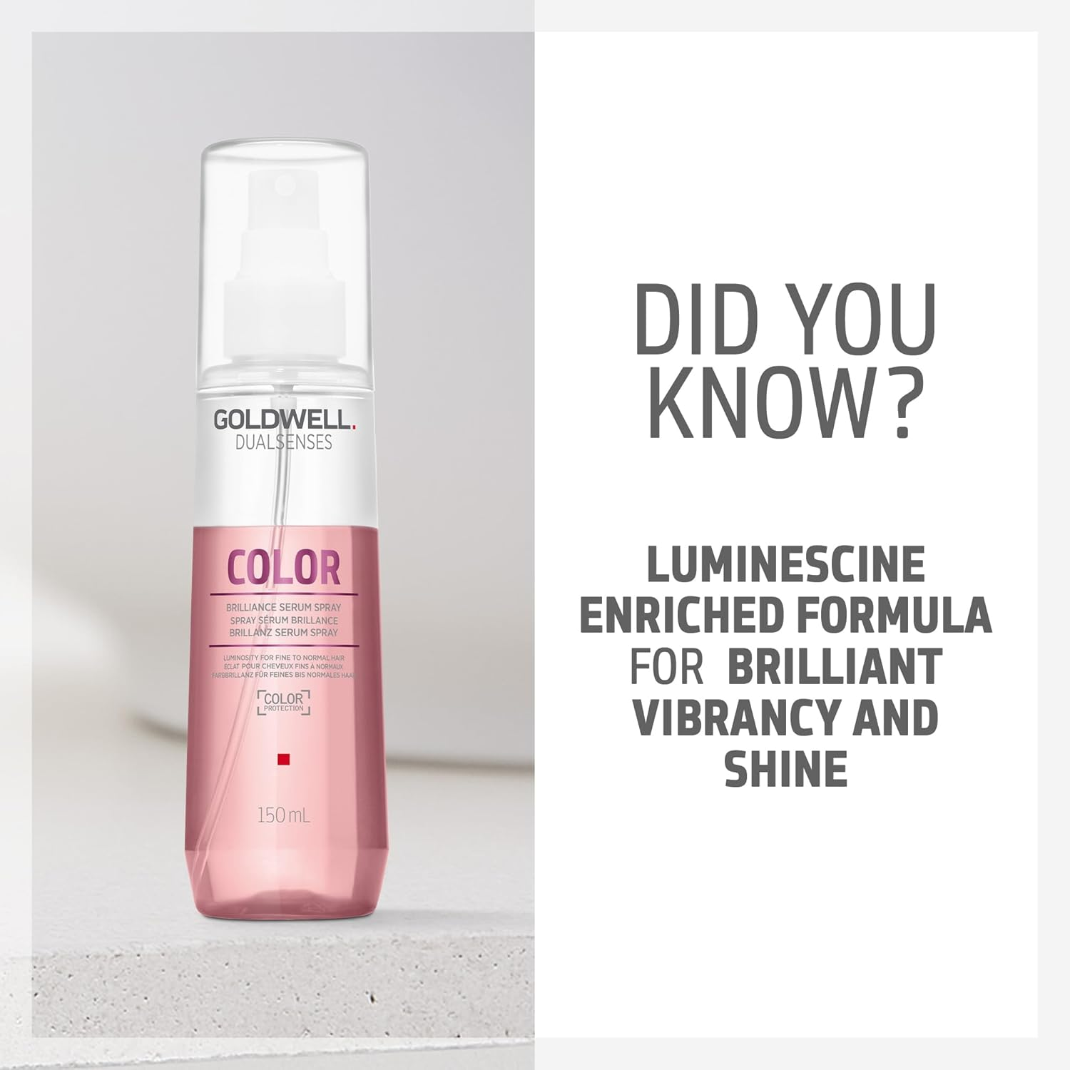 Goldwell Dualsenses Color Brilliance Serum Spray by Goldwell for Unisex - 5 Oz Serum, 150 Milliliters image number 3