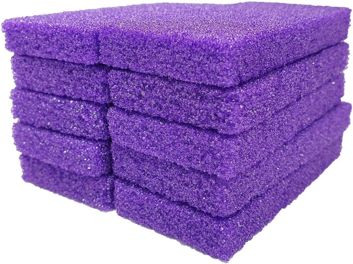 Disposable Pumice Bar Coarse (Large) - Dark Purple - 10 Pcs