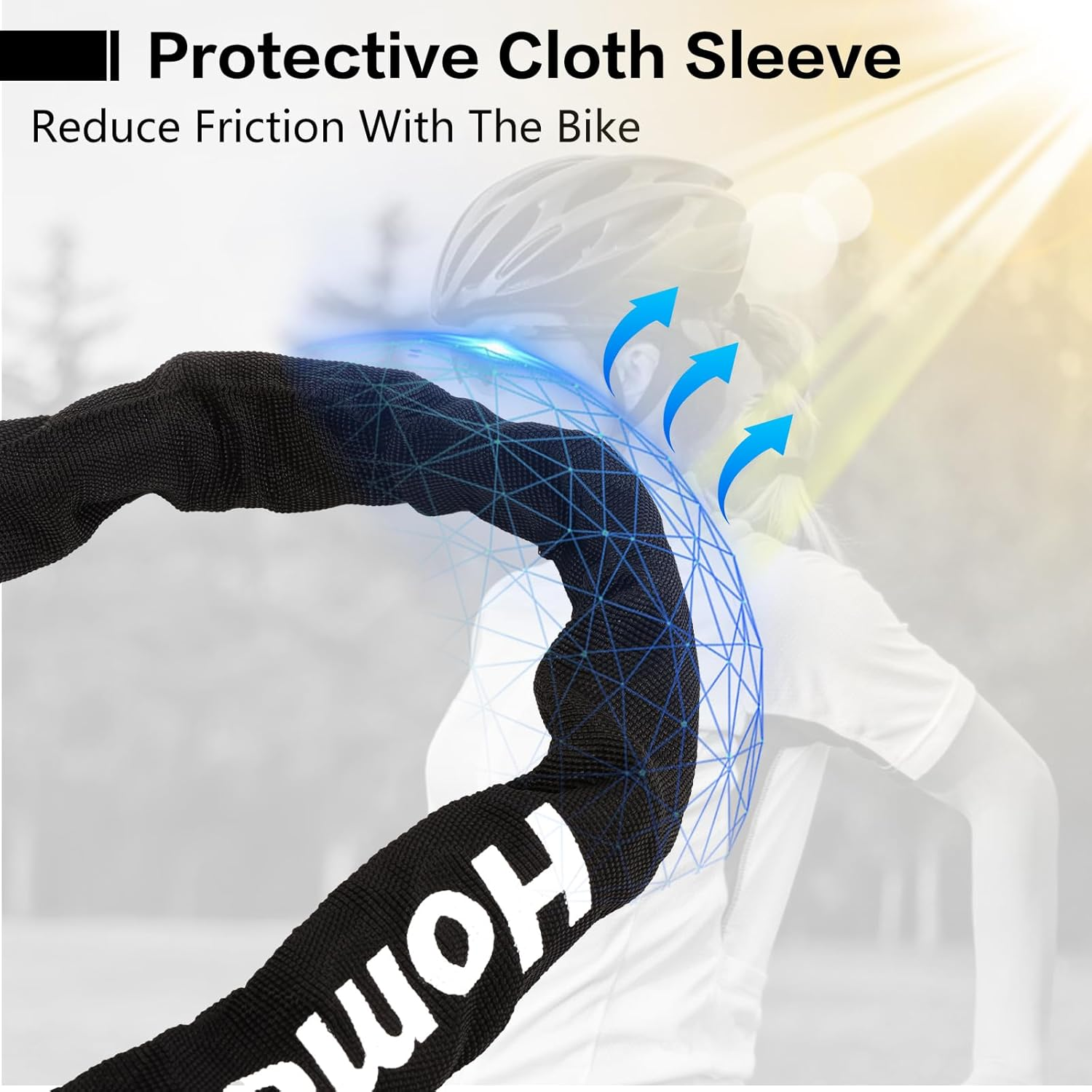 Bicycle Lock Combination Lock, 8 Mm Thicker Bicycle Locks, High Security, Bike Lock Chain Lock with Combination Code, Lock for Ebike/Scooter/Scooter/Children'S Bicycle Etc. image number 5