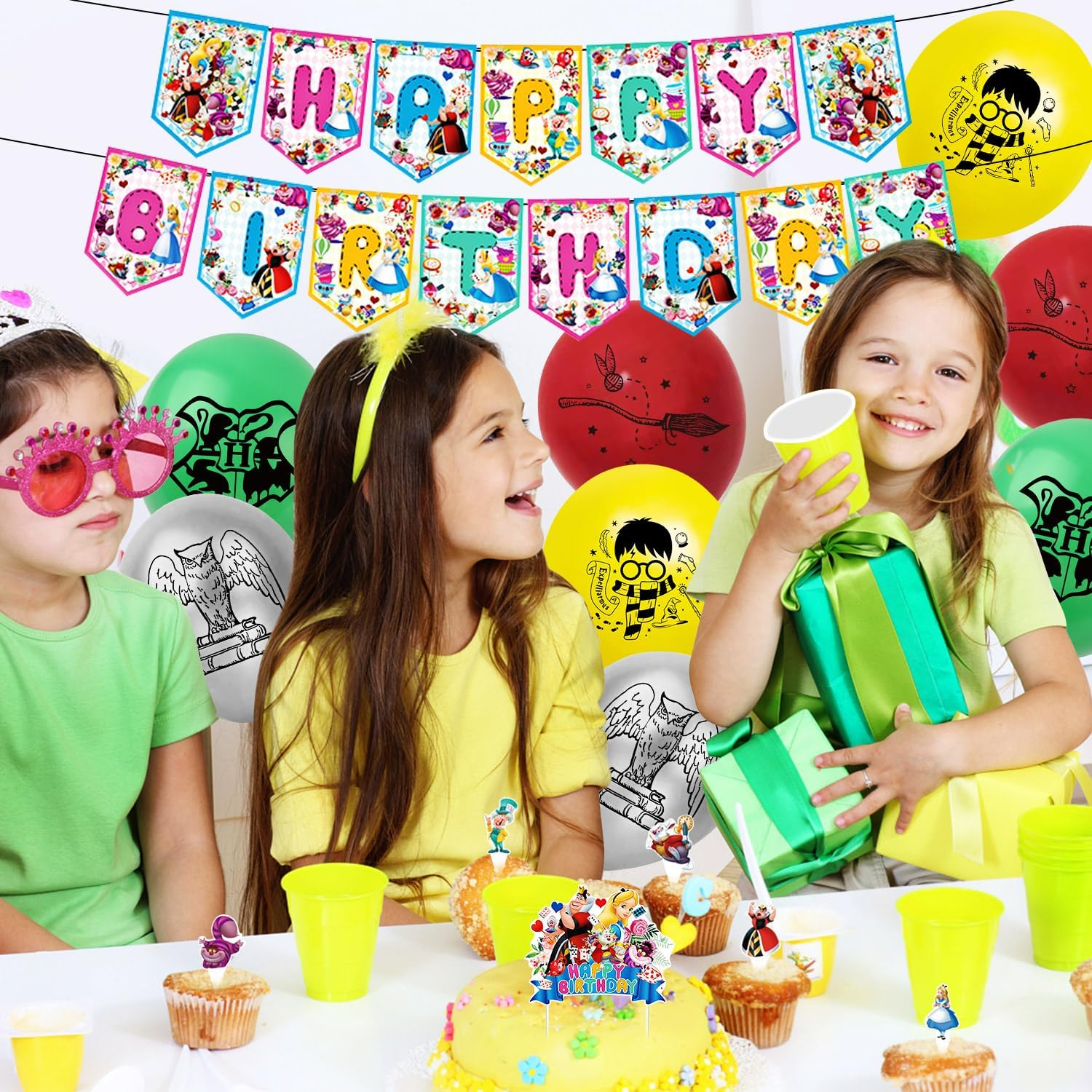 Birthday Decoration, Pack of 29, Party Decoration, Balloons, Latex Balloons, Happy Birthday Banner, Topper, for Children'S Birthday image number 3