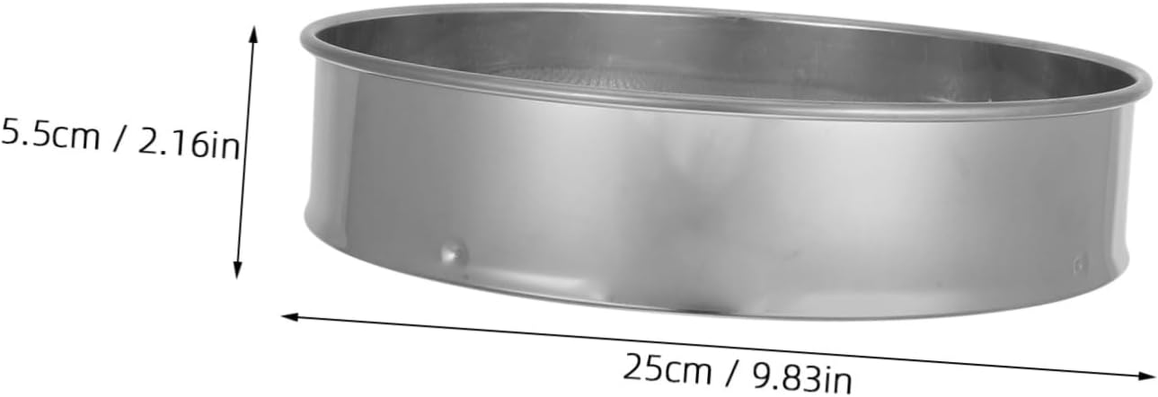 Garden Soil Sifter Mesh Sieve Sifting Pan Soil Sifter for Rocks Multi-Use Sieve for Gardening image number 3