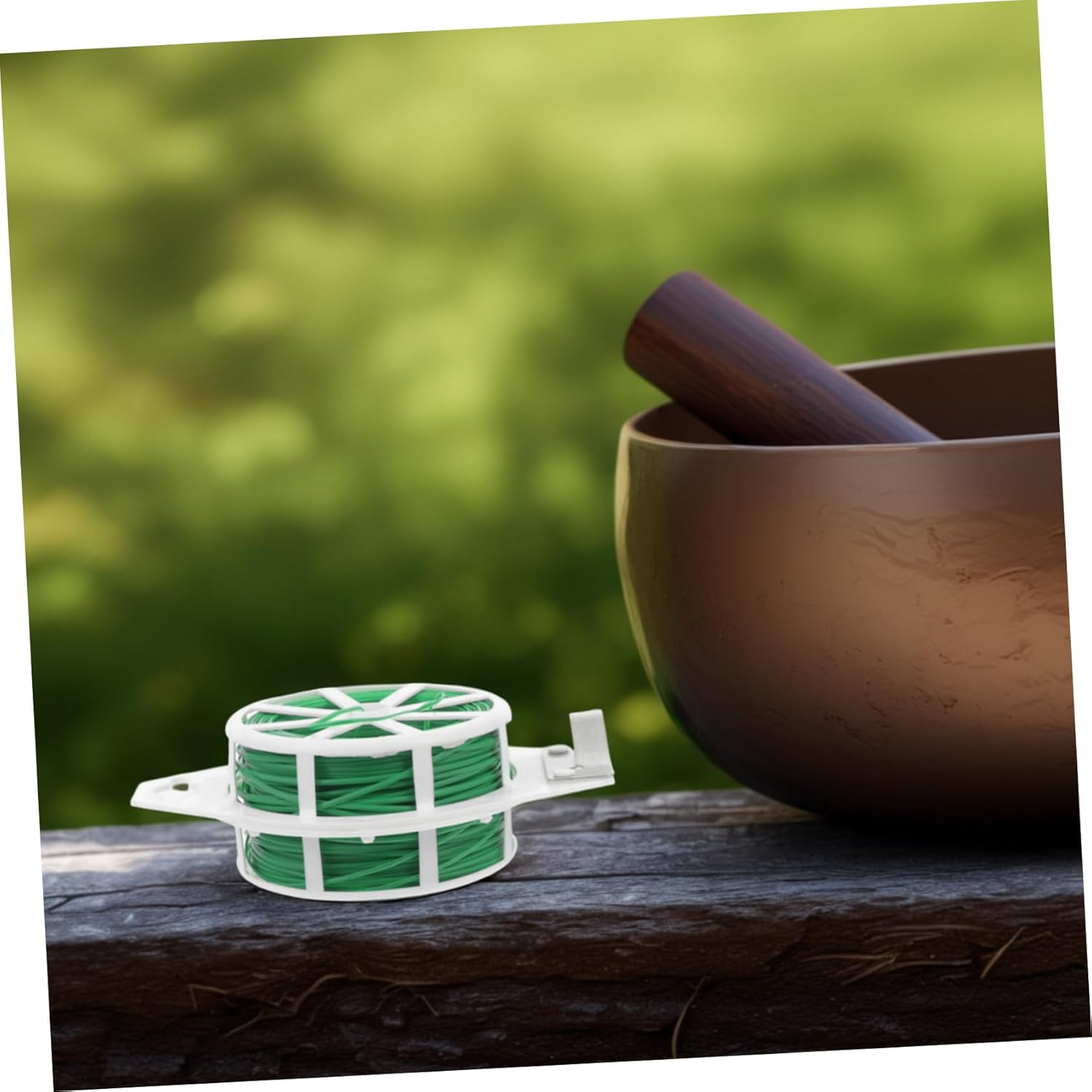 BEBEMOKO Garden Plant Ties of Reusable Twine Straps Cutting Tool Weatherproof Plant Fixing Cables for Gardening image number 5