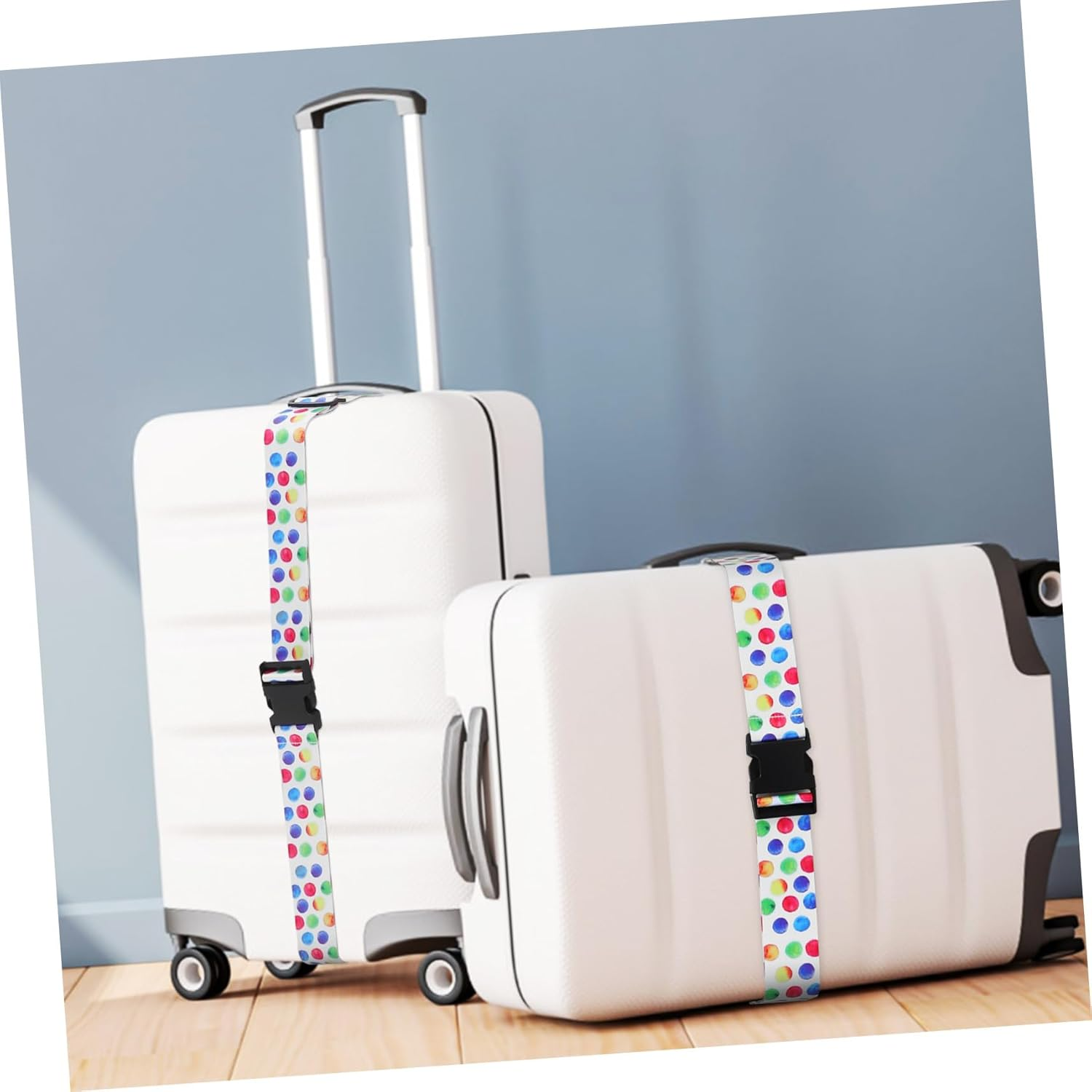 TOPPERFUN Lockable Luggage Straps Travel Luggage Belt for Suitcases Secure Bag Strap Lock Material for Carry Bag Travel Gear image number 3